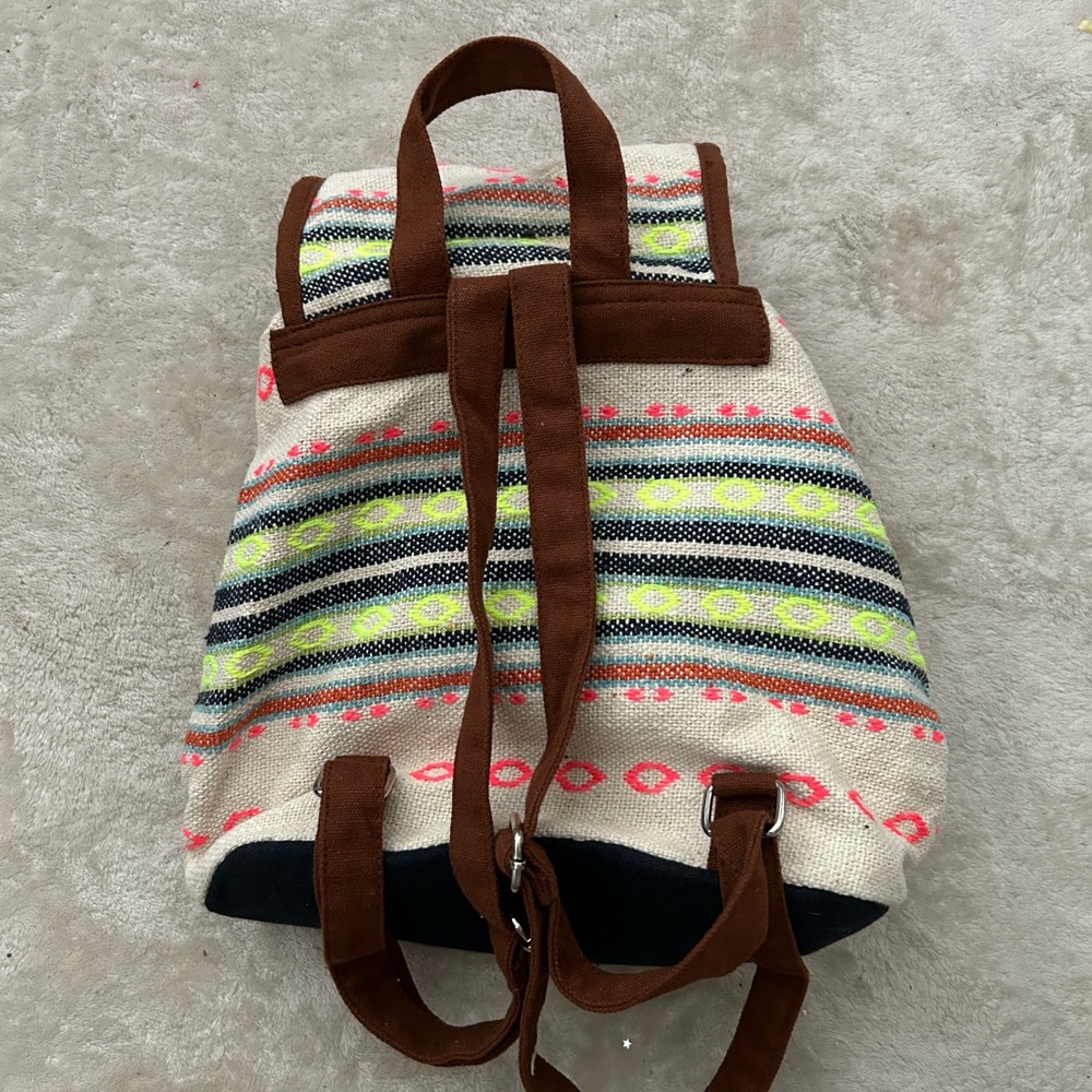 Colorful Patterned Backpack - Picture 3 of 3